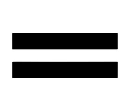 Two parallel horizontal black lines on white background with parallel, straight