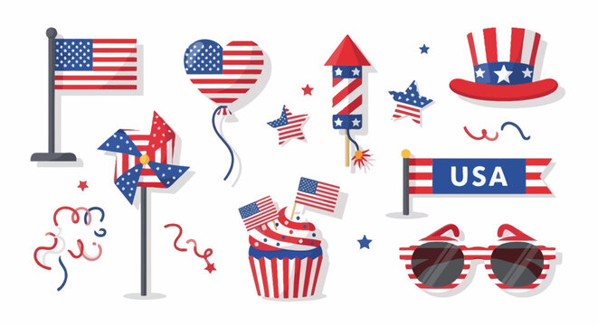 American Patriotic Party Decorations.