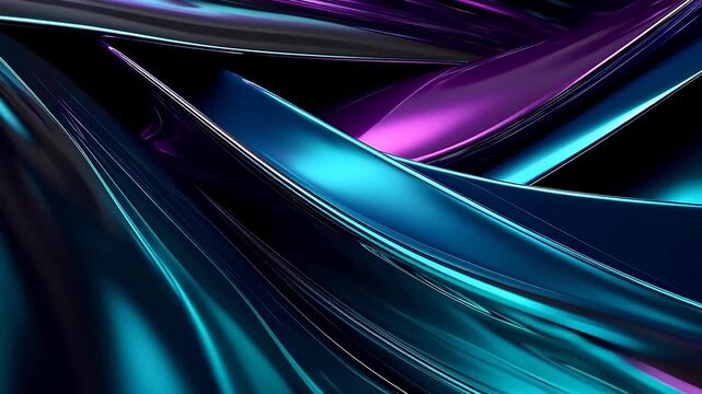 Technology purple and green geometric stripes abstract  background