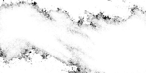Obraz premium Black and white grunge texture with smudge marks on white background vector graphic design element