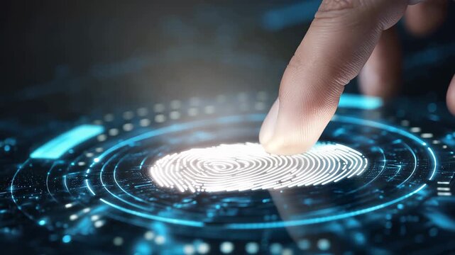 Biometric identification process is used for secure online voting in various locations during an election period