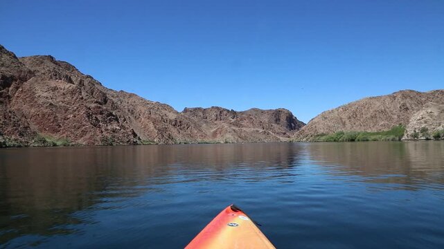 Kayak on Colorado River, Arizona