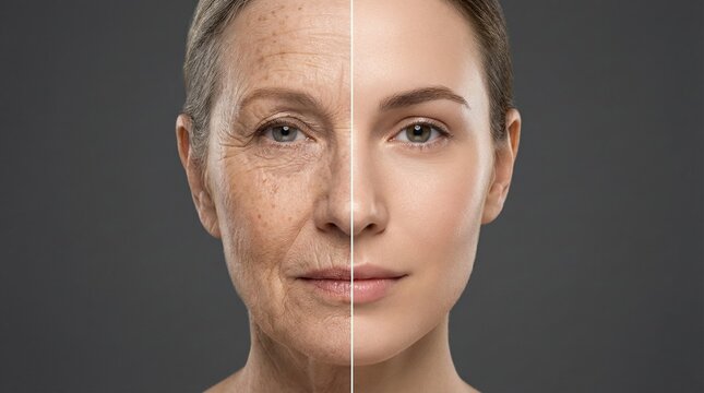 Aging science research explores gene impact on longevity and healthy skin to understand aging and promote healthy lifestyle for longevity
