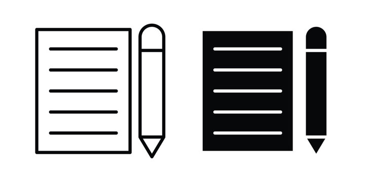 Assignment icon - web black vector design.