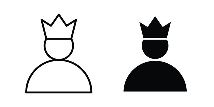 Premium User icon - web black vector design.