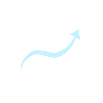 blue arrow vector, arrow symbols, direction, site analysis