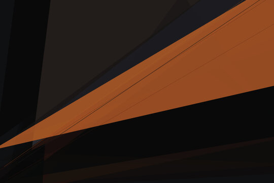 Diagonal abstract geometric shapes in dark tones with orange accent lines