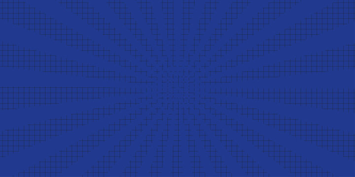 An abstract digital wallpaper featuring a blue binary code pattern that bursts into a glowing data tunnel with light rays