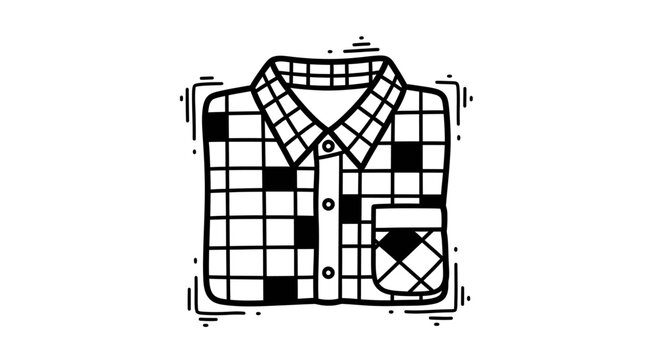 Classic Red and Black Plaid Lumberjack Flannel Shirt for Casual Wear