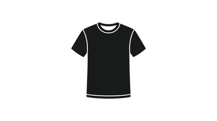 Naklejka premium black t shirt with blank t shirt