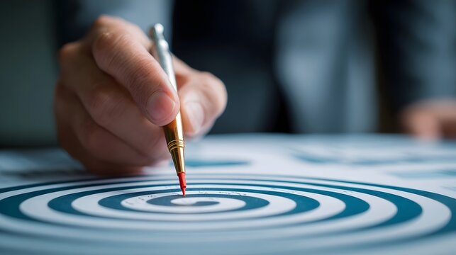 Businessman analyzing business target growth, Marketing, Financial growth plan for business strategy in future, Development plan Business and vision for executive management and entrepreneur.