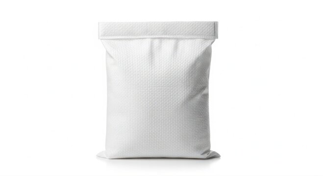 Gray woven fabric basket with textured surface design