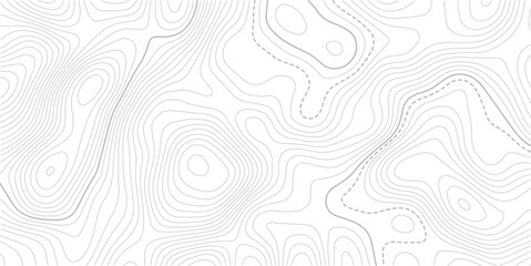 Topographic map background geographic line map with elevation assignments. Topography line map. Vintage outdoors style. © MDSOHEL