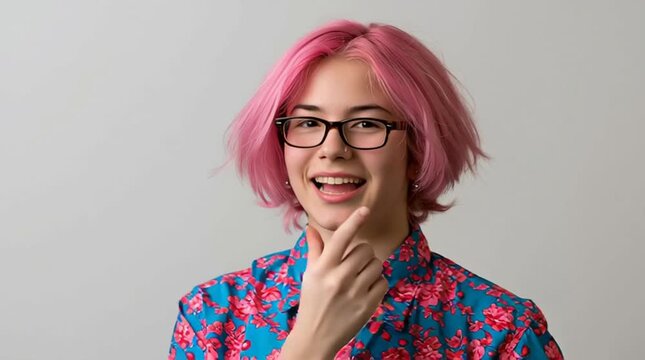 Nonbinary zoomer is flexing
