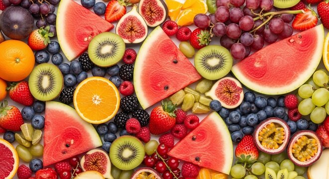 Assortment of fresh fruits