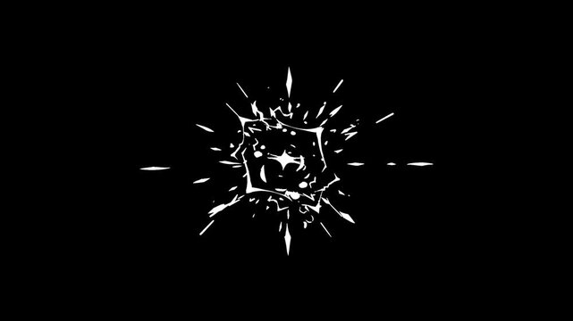 Explosive flash fx smoke burst, fire blast animation, glowing sparks energy burst, manga style cartoon, chroma key hand drawn motion graphics element, cartoon hand drawn bursts.