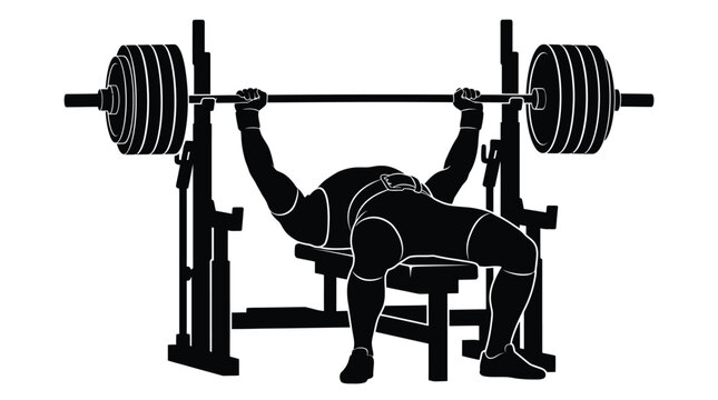 dumbbell on a white background
