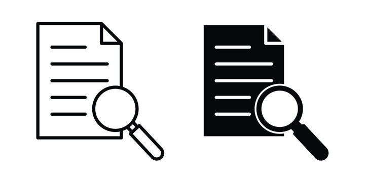 Self research icon line, outline and flat vector elements
