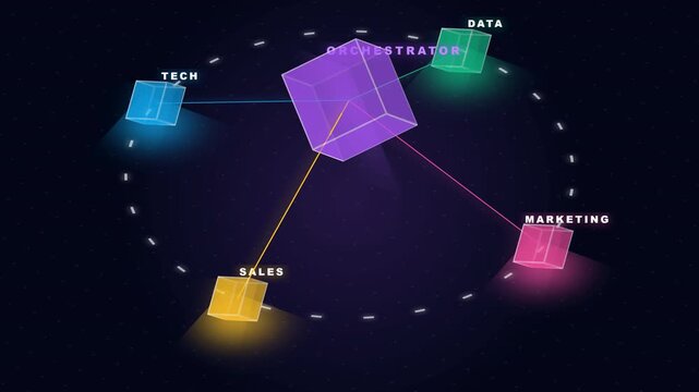3d technology illustration of a global internet network connection with earth, stars, and satellites in the blue universe sky