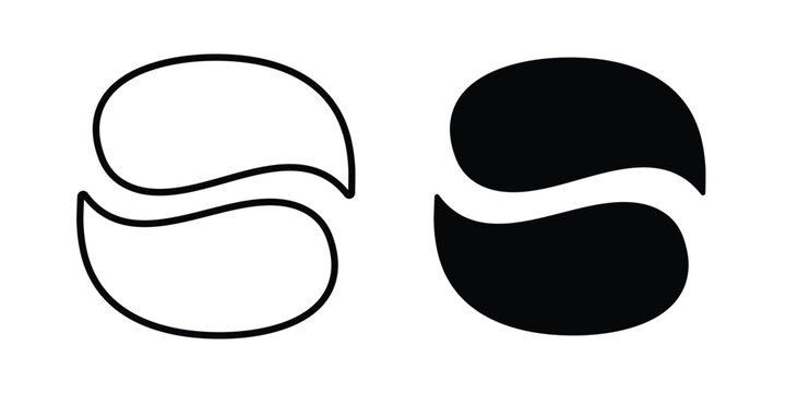 Under the eye patches icon line, outline and flat vector elements