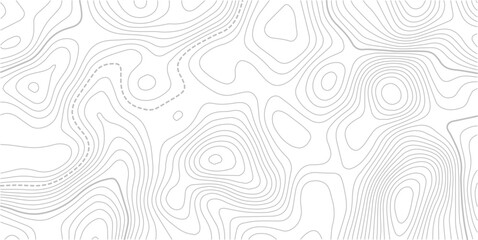 Topographic map background geographic line map with elevation assignments.The topo contour or wallpaper..paper texture Imitation of a geographical map shades. Vector Illustration. © MDSOHEL