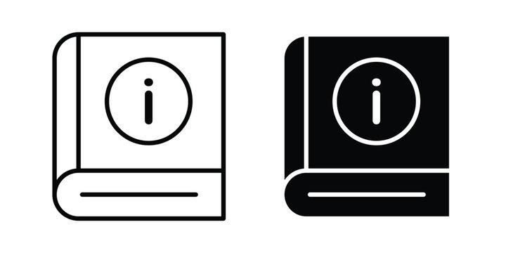 guide book icon liner logo vector