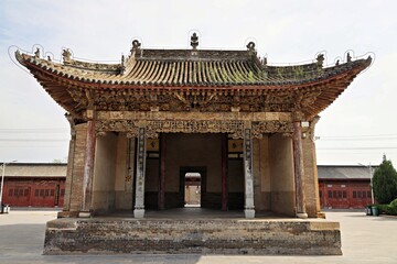 Obraz premium Wanrong Jiwang Temple, Wanrong County, Yuncheng City, Shanxi Province, China