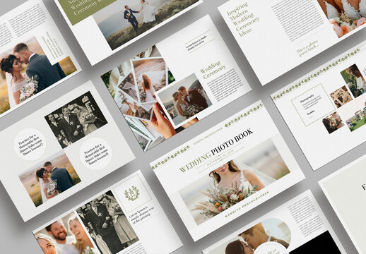 Wedding Digital Photo Book Template