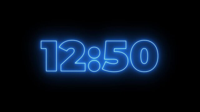 14 minutes Countdown timer, 14 minutes stopwatch displays a timer counting down, 840 to 0 seconds digital countdown timer neon light style. 14 Minute Digital Countdown Engaging Timer Visuals for Event
