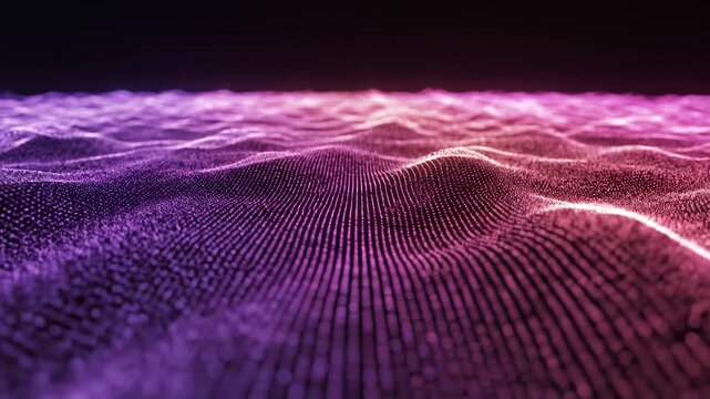 Abstract digital wave pattern ideal for sleek commercial backgrounds and title sequences