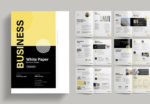 Business White Paper Template