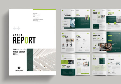 Business Annual Report Template