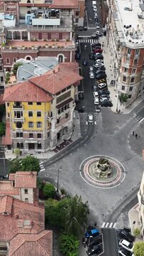 Roma, il quartiere Copped&egrave; visto dall'alto.
Vista aerea del famoso quartiere copped&egrave; di Roma.
