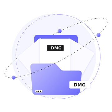UI File Format Illustration, DMG File Format Illustration