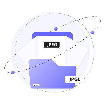 UI File Format Illustration, JPEG File Format Illustration