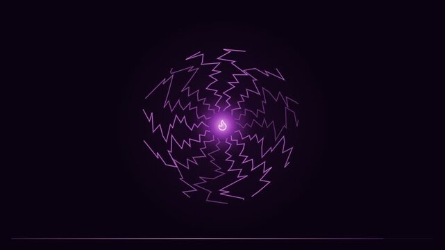 Futuristic glowing polygon morphing animation for progress indication, abstract tech loading sequence, vibrant digital bloom