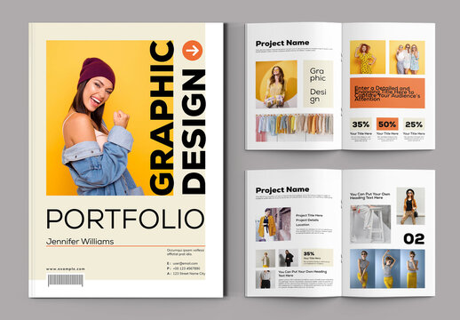 Graphic Design Portfolio Template Layout