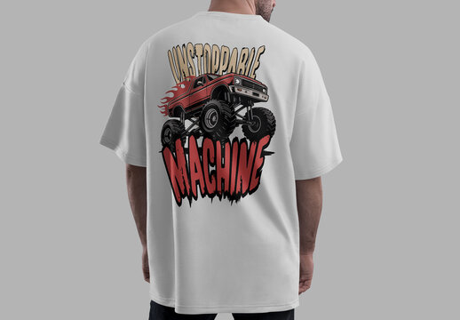Unstoppable Truck Tshirt Design Offroad Monster Vehicle Graphic