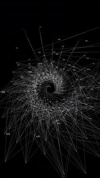 Complex mathematical reconstruction of the golden ratio. Ideal for representing machine learning algorithms, nature-based design systems, and advanced data science research.