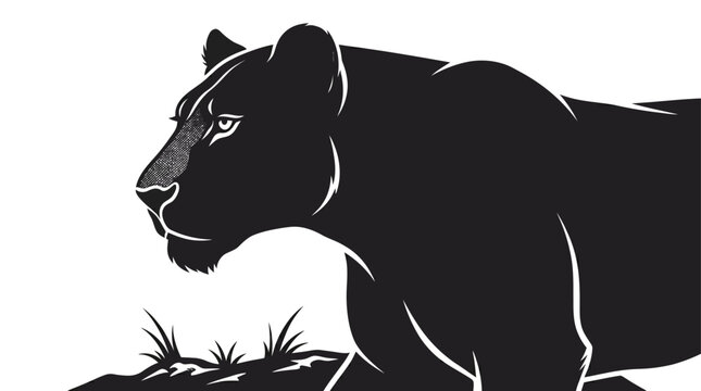 black panther head