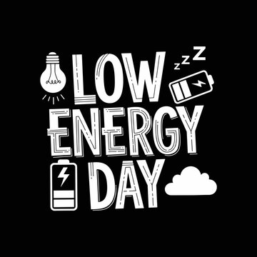Low Energy Day Fatigue Concept.
