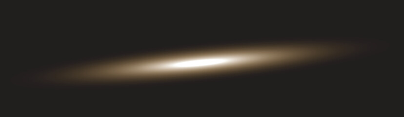 Obraz premium Mysterious glowing light beam in dark space
