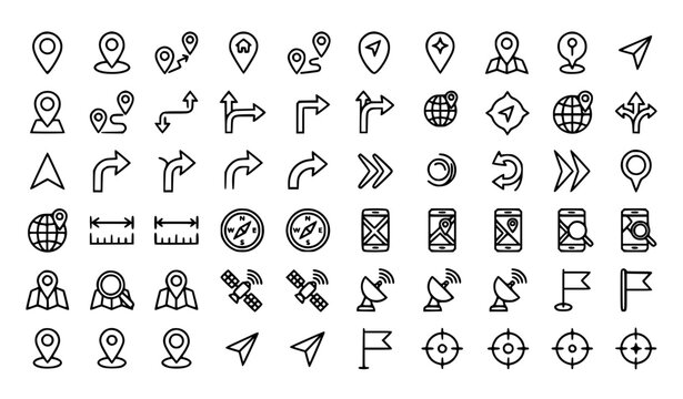 Musical Instrument Icon Vector Set Including Trumpets, Trombones, Horns, Tubas, Microphones, Sheet Music, and Notes for Music, Entertainment, and Stock Designs