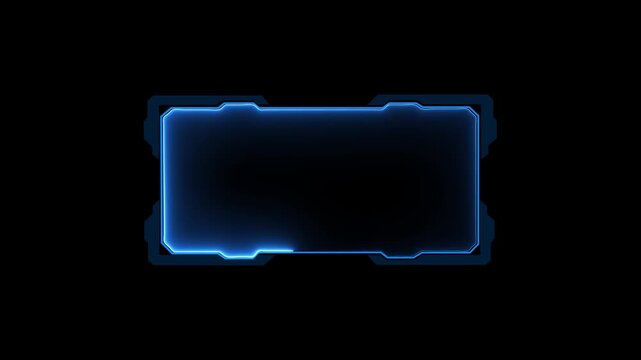 Abstract technology Hud frame background. Computer interface Hud motion texture. futuristic pattern for modern . Technology HUD Loop Animation.