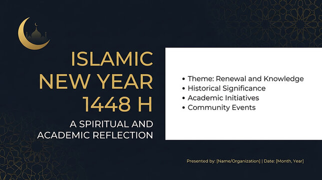 Islamic New Year Celebration in 1448 H with Spiritual Reflection and Academic Significance