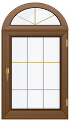 Fototapeta premium old wooden window
