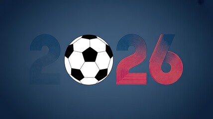 Obraz premium Vibrant Retro Style World Cup Football Match Scene with Bold Red and Green Accents Ideal for Sports Themed Marketing Campaigns and Social Media Content