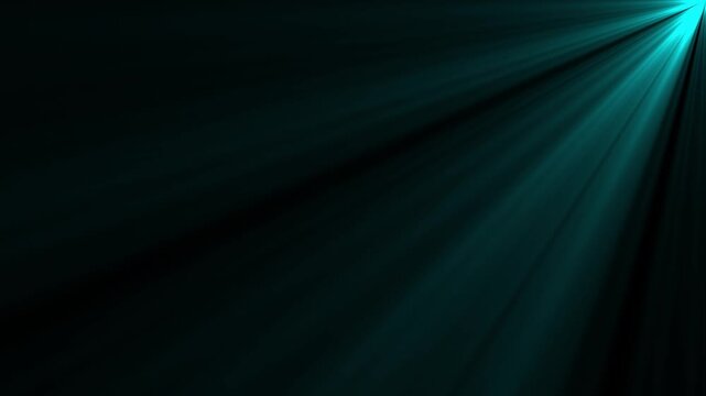 Radiant light bursting forth from a right side top in a seamless black and white abstract display Motion graphic 4k animation video.