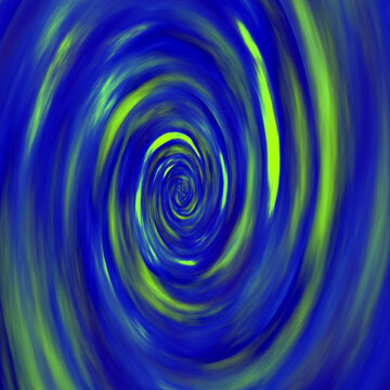 Grafica astratta a spirale con colori vivaci e gradienti dinamici, effetto ipnotico e senso di movimento ideale per design moderni, sfondi creativi e progetti digitali