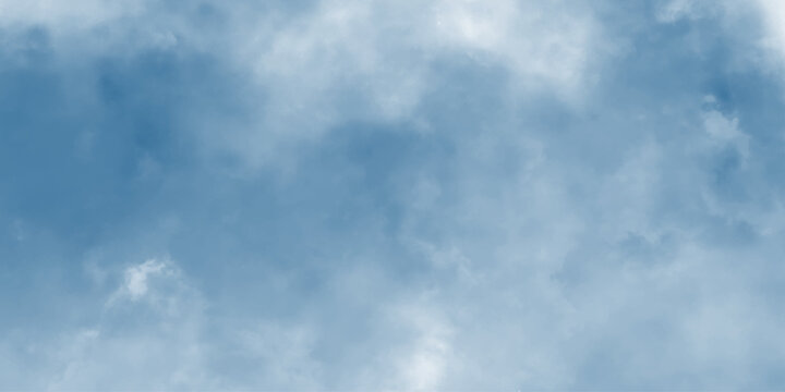 Blue gradient watercolor background blue sky and white clouds white soft cloud texture on blue sky background, soft blue and white watercolor wash texture background.